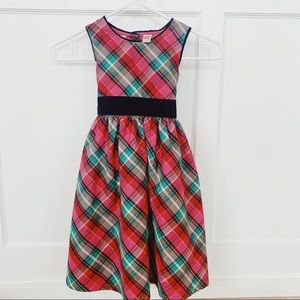 Girls size 6 Oshkosh Red and white plaid dress